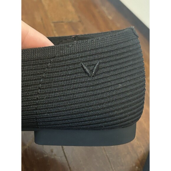 NWOT Vivaia Margot Square-Toe Black Cushioned Slip on Size 38.5 / 7.5 Business - Picture 6 of 9